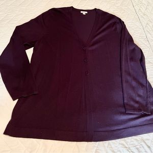 Plum cardigan